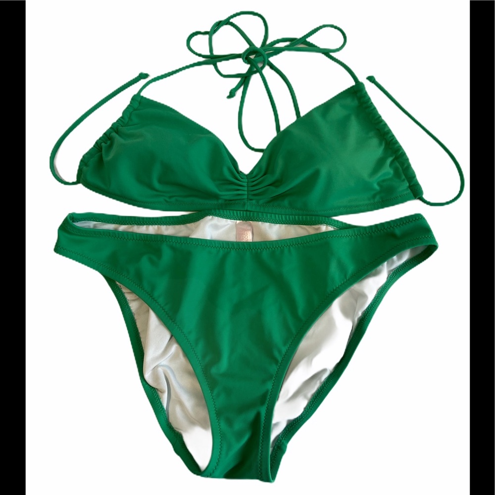 Victoria Secret Emerald Green Bikini Size M